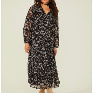 Arula long sleeve dress plus size X / XL NWT Makes a pretty Easter Dress